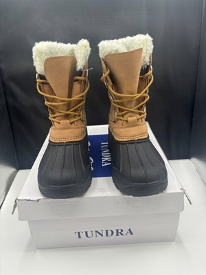 Tundra Snowbird Kids Size 12 Camel/Tan