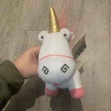 Despicable Me 2 Plush Agnes' "Fluffy" Unicorn 12" Minion Made Toy Factory NWT