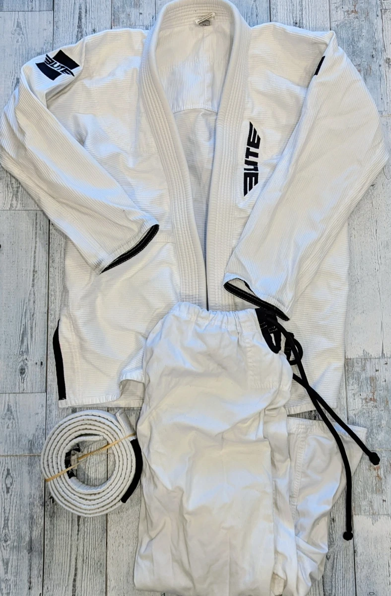 Kimono Dojo Master Metal – Pantalon Jiu-Jitsu Brésilien Blanc, Taille A3, Neuf