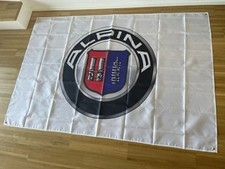 Riesige Alpina BMW Flag Flagge Fahne Banner Motorsport ca. 120 x 180 cm
