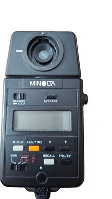 MINOLTA FLASH METER III Belichtungsmesser + Viewfinder 10 Grad