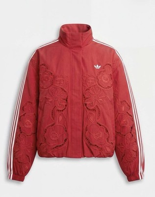 Adidas Originals x Asos 04 Jacke Oversized Cutwork Track Rot - Größe S 