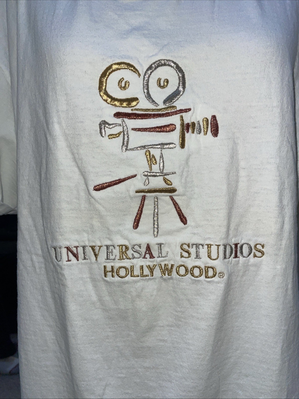 Universal Studios Hollywood  White Embroidered Ca… - image 5