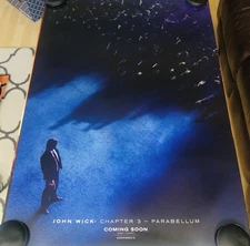 JOHN WICK 3 PARABELLUM Original DS Double Sided 27x40 Movie Poster Keanu Reeves