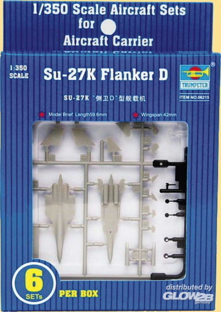 Trumpeter: Sukhoi Su-27 Flanker D in 1:350 [9366215]