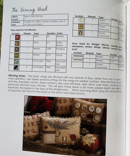 New With Thy Needle & Thread KEEPER OF THE PINS Cross Stitch Pattern Booklet - Picture 3 of 7