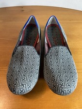 Rothy's Flats Women's Size 6 Slip On Shoes - Gray Black- PERFECT - Fast Ship
