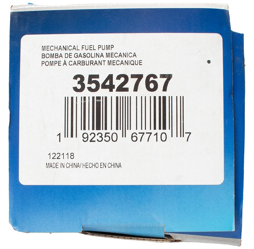 Carquest Mechanical Fuel Pump Fits 1972-74 Pontiac Firebird V8 7.5 Model 3542767 Foto 3 de 4