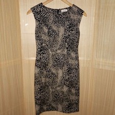 Calvin Klein Knit Leopard Print Sheath Dress 4