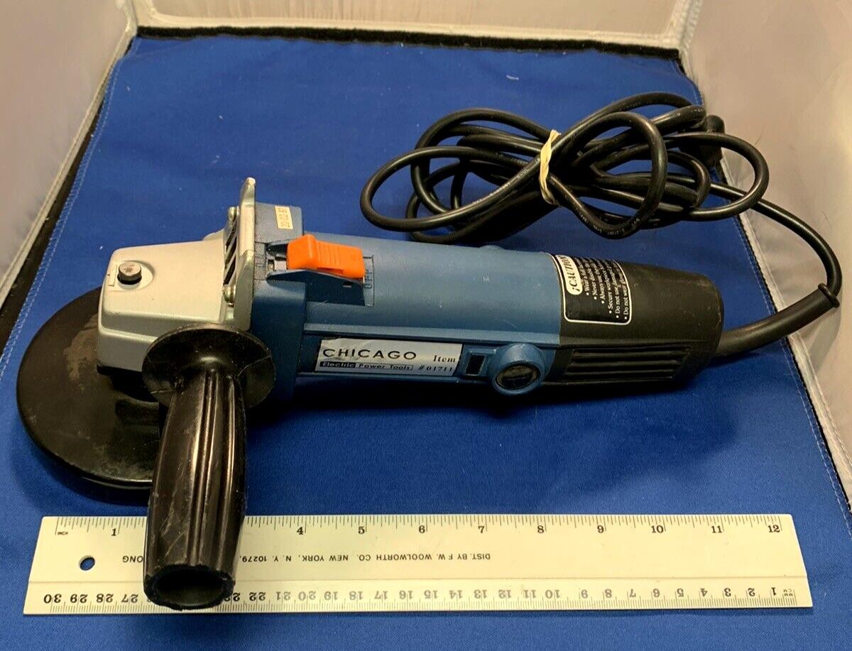 Chicago Electric 4" Angle Grinder No. 01711 Works great