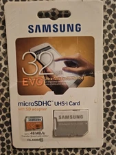 Samsung 32GB up to 48MB/s EVO Class 10 Micro SDHC Card with Adapter 