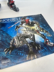 Lego Bionicle Maxilos and Spinax Complete Set 8924 With Instructions No Original Box