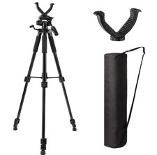 Adjustable Rifle Shooting Tripod 24-71" V Yoke Rest Aluminum Alloy with ...