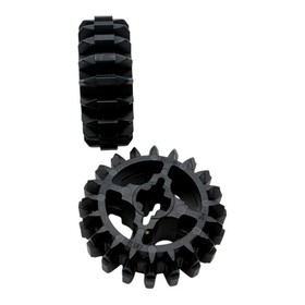 LEGO &reg; 2x Technic gear 20 teeth black 32269 new gear 20t black axle gear