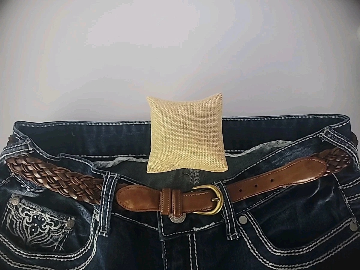 Vintage Coach Braided British Tan Leather Belt Size M 1.85in Wide #3852 Designer Coach Wide Belts for Women for sale | eBay main image 3