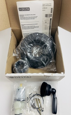 #ad #ad Delta Woodhurst T14032 BL Pressure Balanced Valve Trim Only Matte Black $62.99