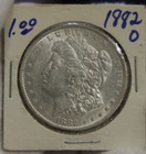 1882 O US Morgan Silver Dollar $1 Nice AU
