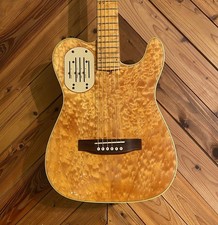 Godin Acousticaster 6 LIMITED TRANS AMBER QUILTED TOP (no261027)