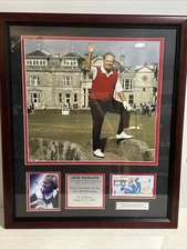 Jack Nicklaus Last British Open 2005 St Andrews Framed Tribute w/ Royal Bank £5