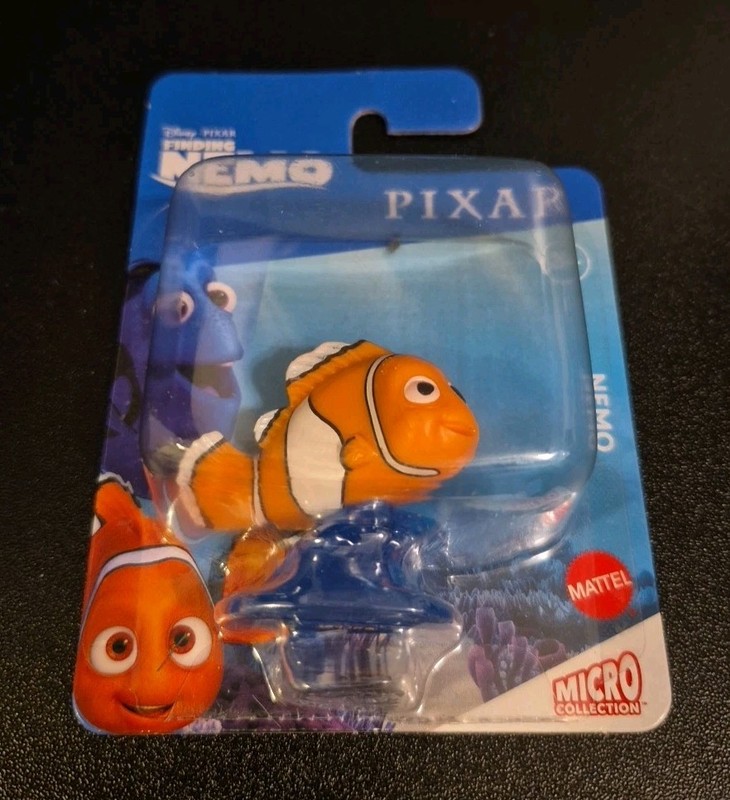 Disney Pixar Finding Nemo Movie Baby Clown Fish Tank Micro Collection Figure Toy