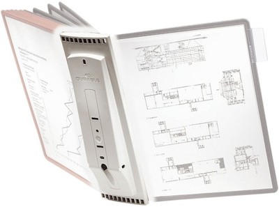 Durable 562110 Sichttafelsystem SHERPA  WALL MODULE 10 - grau