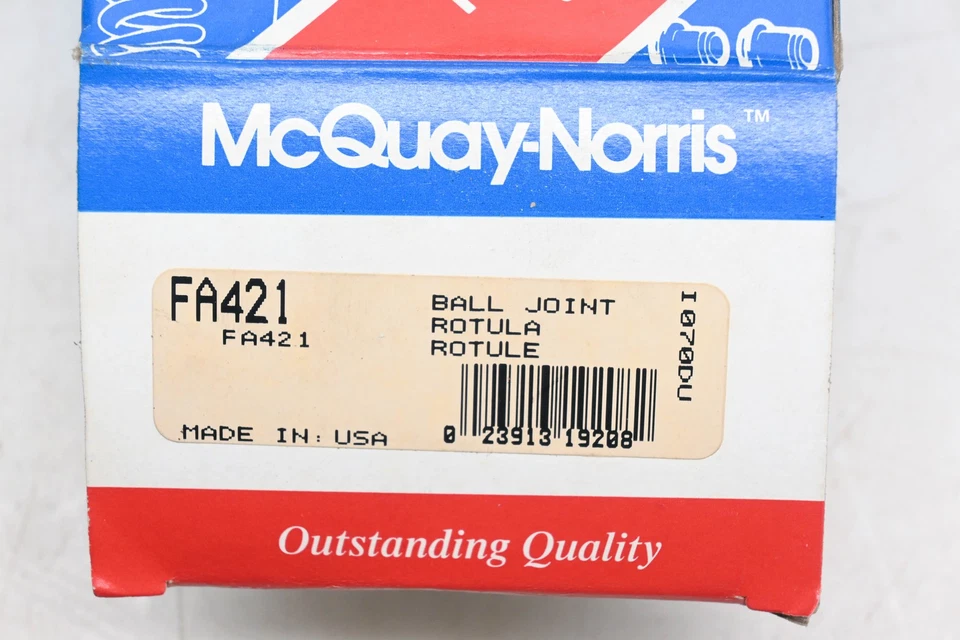 Kit de rótula de suspensión McQuay-Norris FA421 NUEVO EN STOCK Foto 3 de 3