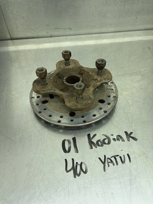 2000 00 01 02 Yamaha Kodiak 400 OE Front L/R Wheel Hub Lug Stud Brake Disk Rotor