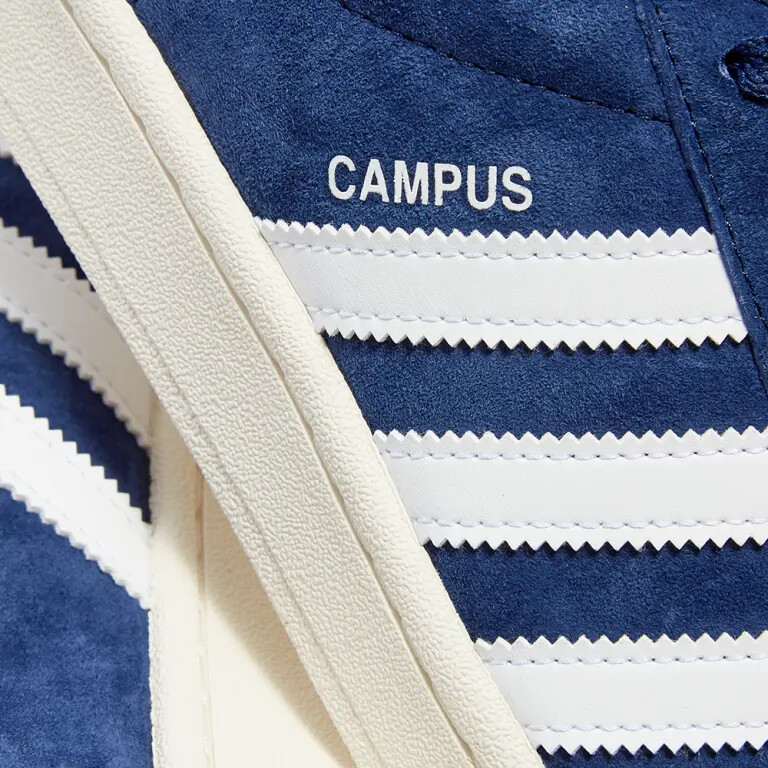 New! adidas Originals Campus Bz0086 Dark BLUE Chalk WHITE Shoes | eBay