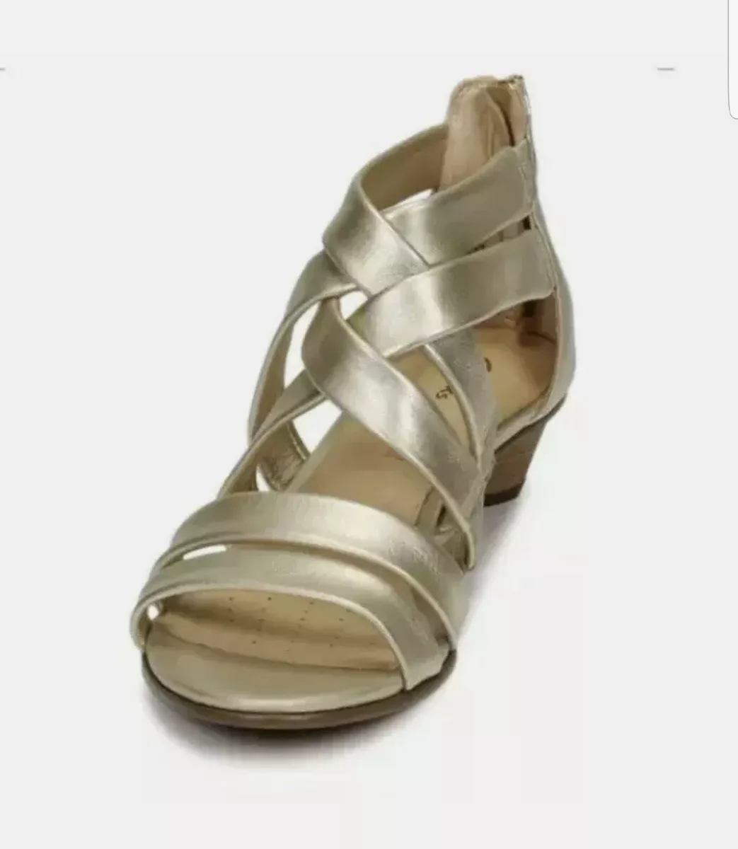 Clarks mena silk bronze deals