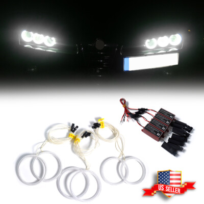 Set For 2005-2011 Alfa Romeo 159 Angel Eyes CCFL LED Halo Rings Headlights Lamps