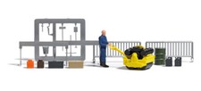 Busch 7805 H0 Straßenwalze m Figur  NEUHEIT 2018 OVP ,