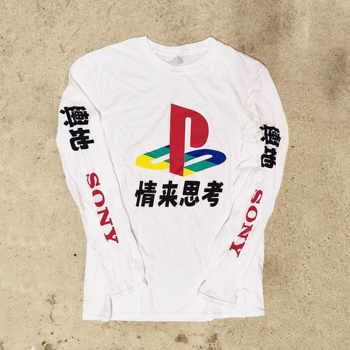 CLEARANCE Playstation Long Sleeve T Shirt Japanese SALE PRICE gaming retro  SMALL