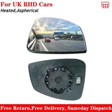 For Renault Scenic III 2009-2013 Heated Aspherical Wing Mirror Glass Left Passen