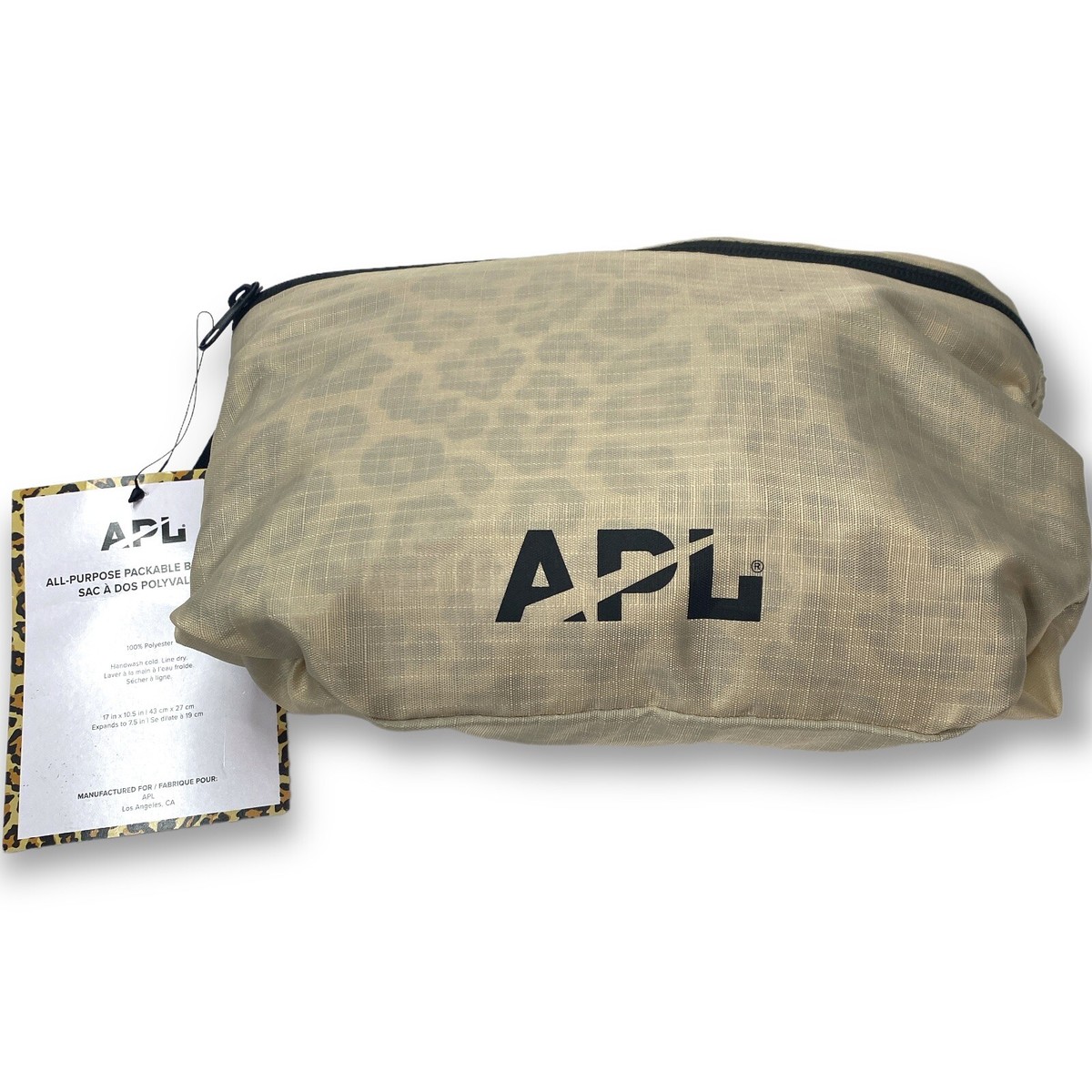 Athletic Propulsion Labs APL Backpack - NWT Cheetah Print | eBay