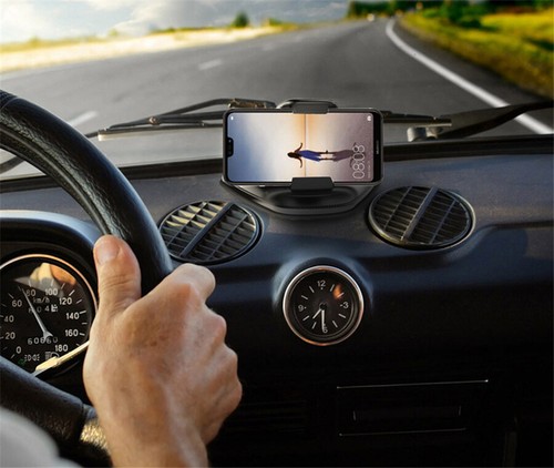 Car 3in-7in Phone Stand Holder Clip Accessories For Dashboard Mount Adjustable - Photo 5 sur 12