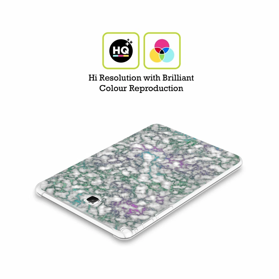 HEAD CASE DESIGNS IRIDISCENT MARBLE BACK CASE & WALLPAPER FOR SAMSUNG TABLETS 1 - Image 2 of 4