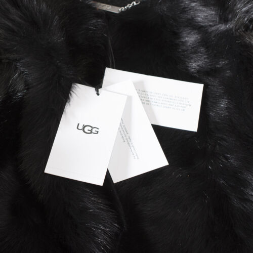 UGG KARLENE TOSCANA SHEARLING BLACK WOMEN'S SHEEPSKIN OUTWEAR SIZE M NEW - Picture 4 of 4