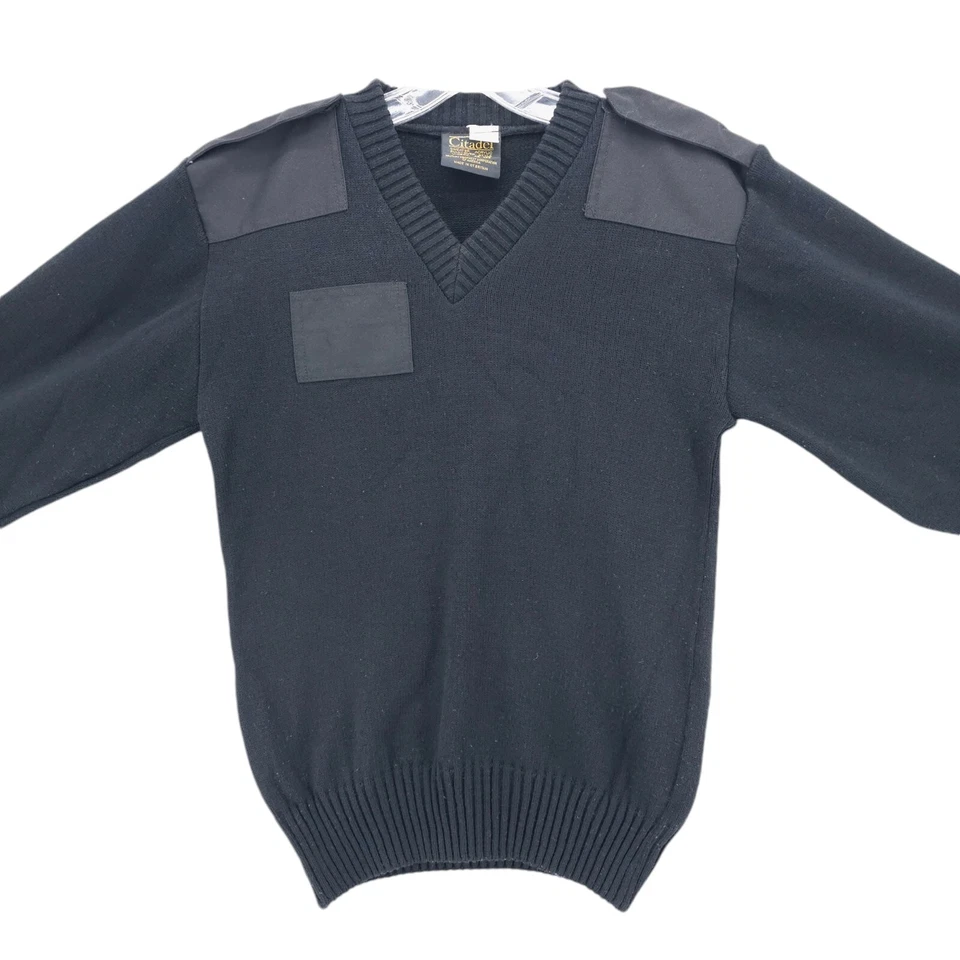 Vintage Citadel Commando Sweater V-Neck Britain Military Men's Size: M Medium - Image 2 of 4