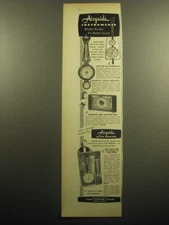 1958 Airguide Advertiement - Biscayne Wall Barometer; Whitehall Period Barometer