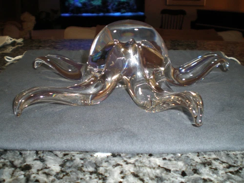 Steuben Glass Large Starfish - Sea Creature - Crustacean - Signed - VG Condition