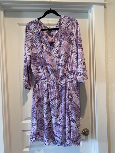 NYDJ Dress, Women's Size XL, Purple 
