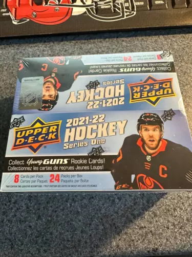 Upper Deck 2021-22 Hockey Series One Retail Box - New, Sealed 1 NHL (24-Packs)