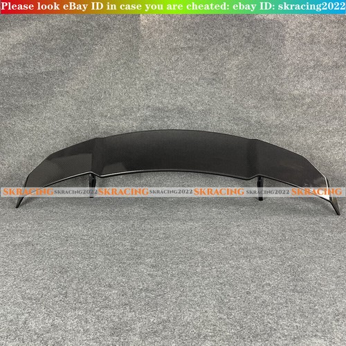FOR 2008-2014 MERCEDES BENZ W204 C63 ABS CARBON FIBER LOOK TRUNK SPOILER WING - Picture 6 of 11