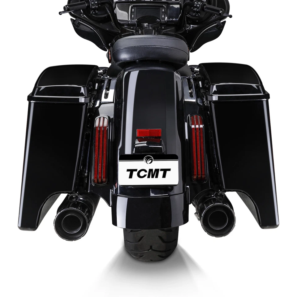 5" Stretched Extended Hard Saddle bags For Harley Touring Street Glide 2014-2024 - Image 3 of 4