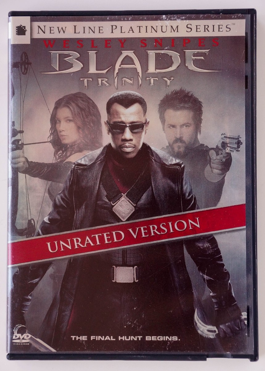 Blade Trinity DVD Unrated Version New Line Platinum Series, Wesley