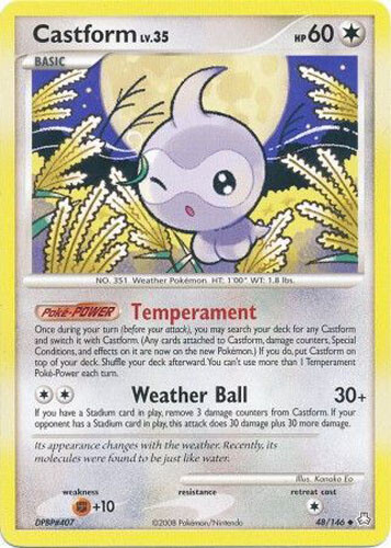 Pokemon Card - Legends Awakened 48/146 - CASTFORM Lv.35 (uncommon) - NM