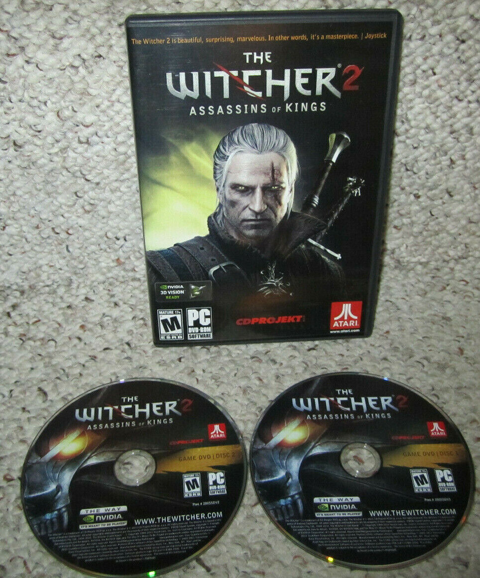 The Witcher 2: Assassins of Kings PC DVD-ROM - Ships FAST