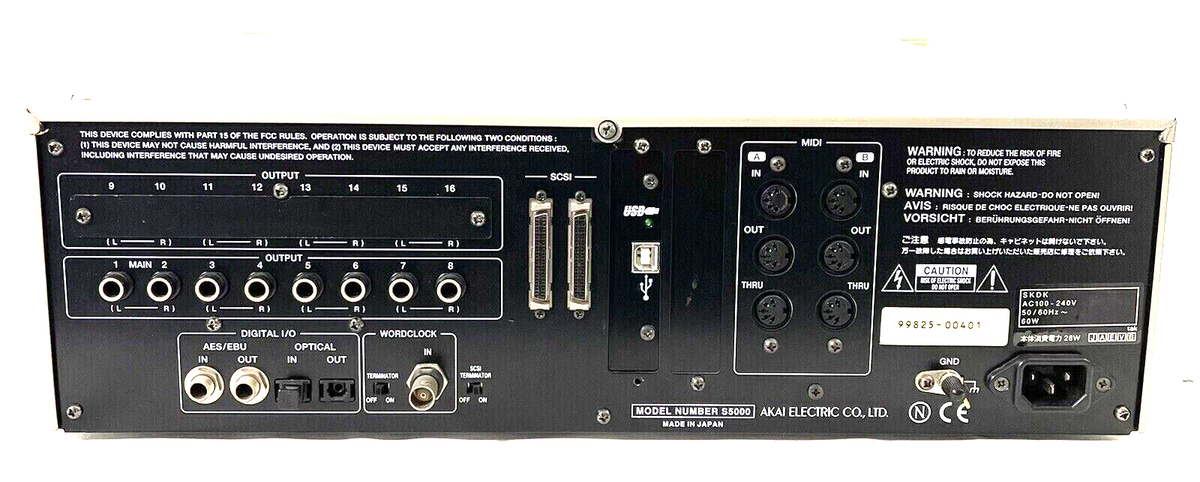 Akai S5000 V2 Midi Stereo Digital Sampler for sale online | eBay Akai S5000 V2 Midi Stereo Digital Sampler for sale online | eBay