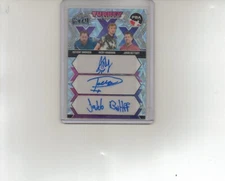 2024 Leaf Metal PBA Triple Autograph PBA Card Simonsen Hanrahan Butturff #10/15