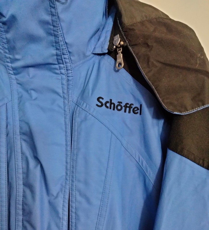 Schoffel GoreTex Women's Ski Jacket Coat Size 4 Small Winter Snow Blue
